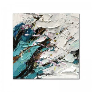 100% Ręcznie malowane Duża Płótno Hotel Restauracja Dekoracyjna Sztuka Wall Art Abstrakcyjne obrazy płótna do ściany salonu